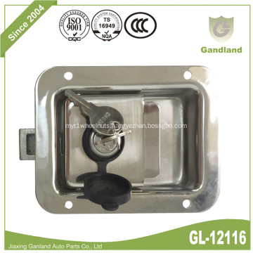 304 Stainless Steel Flush Mount Paddle Locking Latch